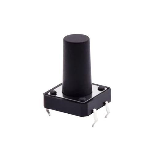 Botón pulsador 12V CC interruptor tactil de 4 pines y 12mm de panel electronico 3