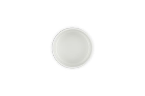 Image of Le Creuset Signature Salt Cellar and Storage Canister with Wood Lid, 7 oz., White
