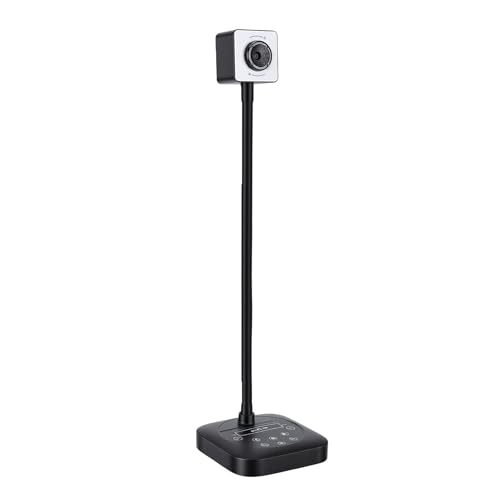 Caméra de documents 4K de 8 MP avec double microphone amélioré par l'IA et autofocus