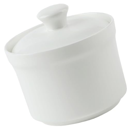 GETAJGHSD 陶瓷??蓋付き小型蒸し器デザート用蒸し卵カップキッチン レストラン対応食器スムーズ表面清掃簡単