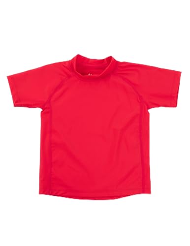 Leveret Short Sleeve Baby Boys Girls Rash Guard Sun Protected UPF + 50 Kids & Toddler Swim Shirt (12 Months-5 Toddler)