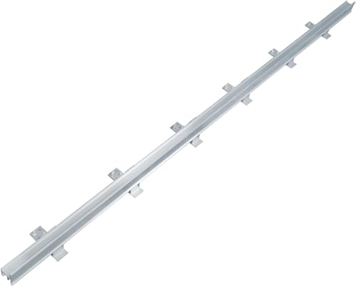 ColorBar Metal Roof Snow and Ice Guards, Heavy Duty Aluminum Screw Down Snow Rails 6ft kit