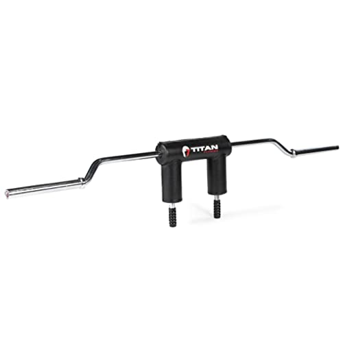 Titan Fitness Rackable Safety Squat Olympic Bar, Rated 1,500 LB with