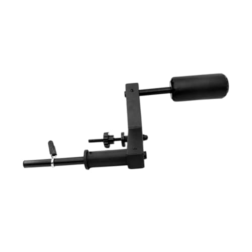 jojomis Neck Trainer Neck Training Machine Strengthener Device with Barbell Storage Rack for Home Gym Garage Strength Training