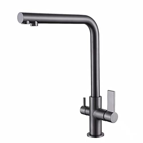 Robinetterie cuisine 3 voies pour supprimer les bouteilles plastiques et filtrer l'eau