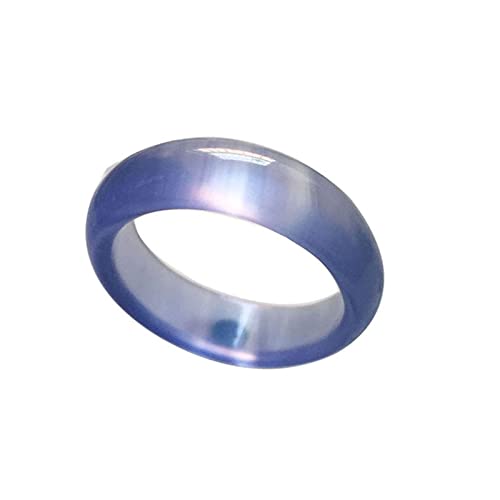 Imagen de Anillo De Ágata Cera Hielo Flotante Flor Anillo Azul Verde Anillo De Ágata Natural Hombres Y Mujeres El Anillo De Jade Es La Mejor Opción For Regalos Navideños