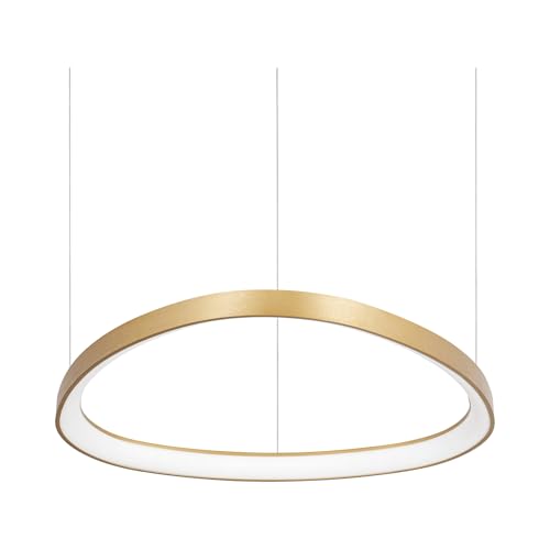 Lustre suspendu IDEAL LUX GEMINI SP D61 Gold plafonnier or moderne
