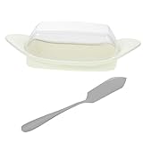 POPETPOP Butterdose mit Deckel Kühlschrank Butterbehälter für Butter Langlebiger Frischkäsebehälter aus Stabilem Wiederverwendbarem Kunststoff