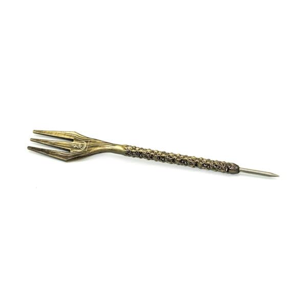 CYRIL - Retro Fork and Puncher Gold Color Premium Hookah Accessory Precision Tobacco Packing Adjustable Density Elegant Design