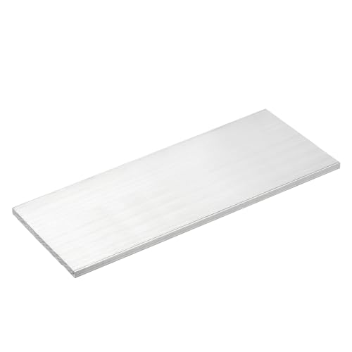 Image of uxcell Square Aluminum Flat Bar, 1 /4 inch Thick 3.5 inch Width 10 inch Length Square Aluminum Bar 6061 Aluminum Flat Plate, 6 x 90 x 254mm T6511 Solid New Mill Stock for Industrial Building