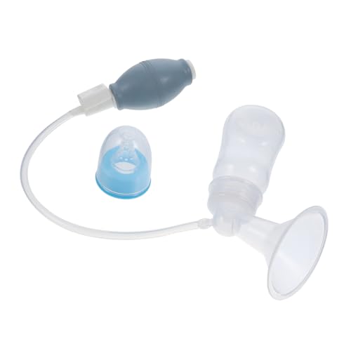 KESYOO Portable Manual Breast Pump for Breastfeeding Hand Operated Silicone Suction Milk Collector Lightweight and Detachable Breastmilk for Outdoor Nursing Safe Food Grade Materials