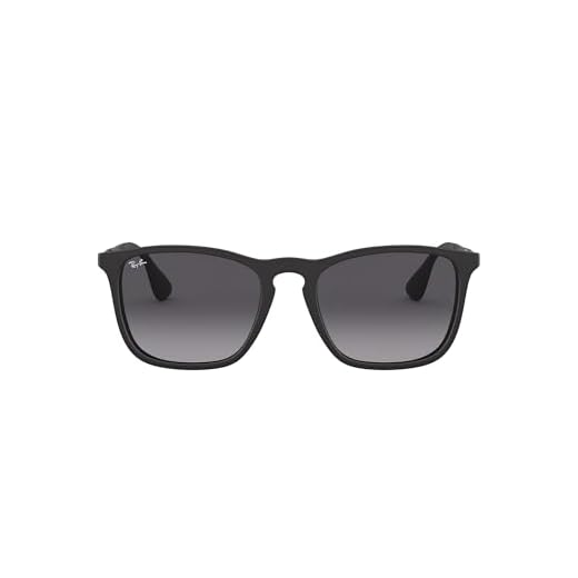 Ray-Ban - Lunette de soleil Chris RB4187_622/8G Wayfarer - Femme, Black (schwarz)