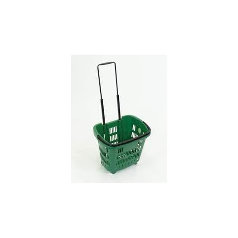 My Shopfittings 34L Green Wheeled Shopping Basket Cover