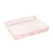 Stgfyxgs Cat Litter Tray for Travel and Indoor Use, Pink 35x25.5x5cm