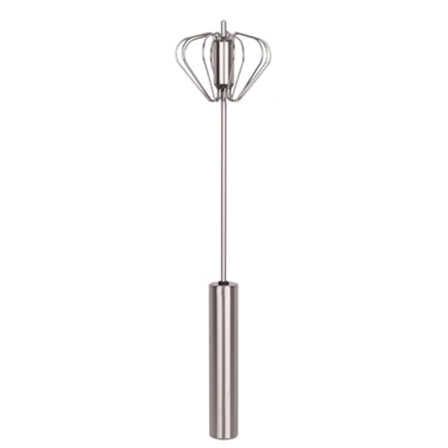 NiuLumea Batidora de mano de acero inoxidable para batidora, salsas y huevos, 9.7 pulgadas, cocina ergonómica