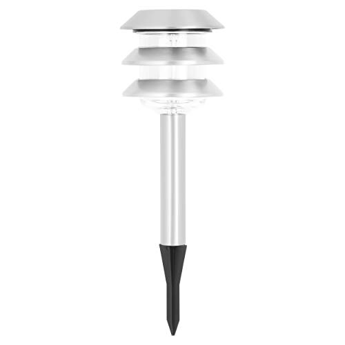 Morvat LED Solar Lights Outdoor, Solar Garden Lights, Outdoor Solar Garden Pathway Light, Solar Yard Lights, Waterproof, Pack of 6