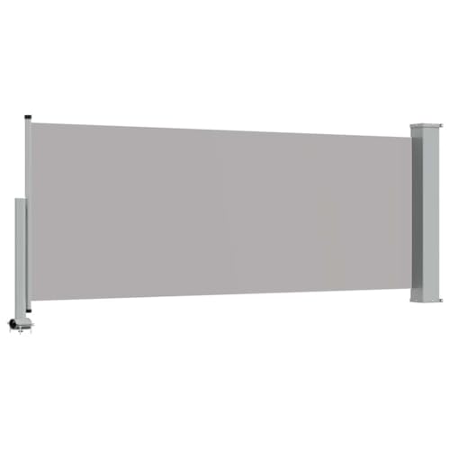 Store vertical fer robuste gris protection vent 100x300 cm - 8
