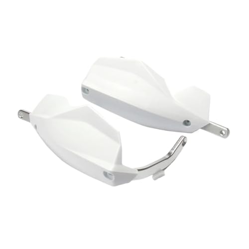 Protège-mains de moto blancs pour guidon SX SXF EXC XCW EXCF