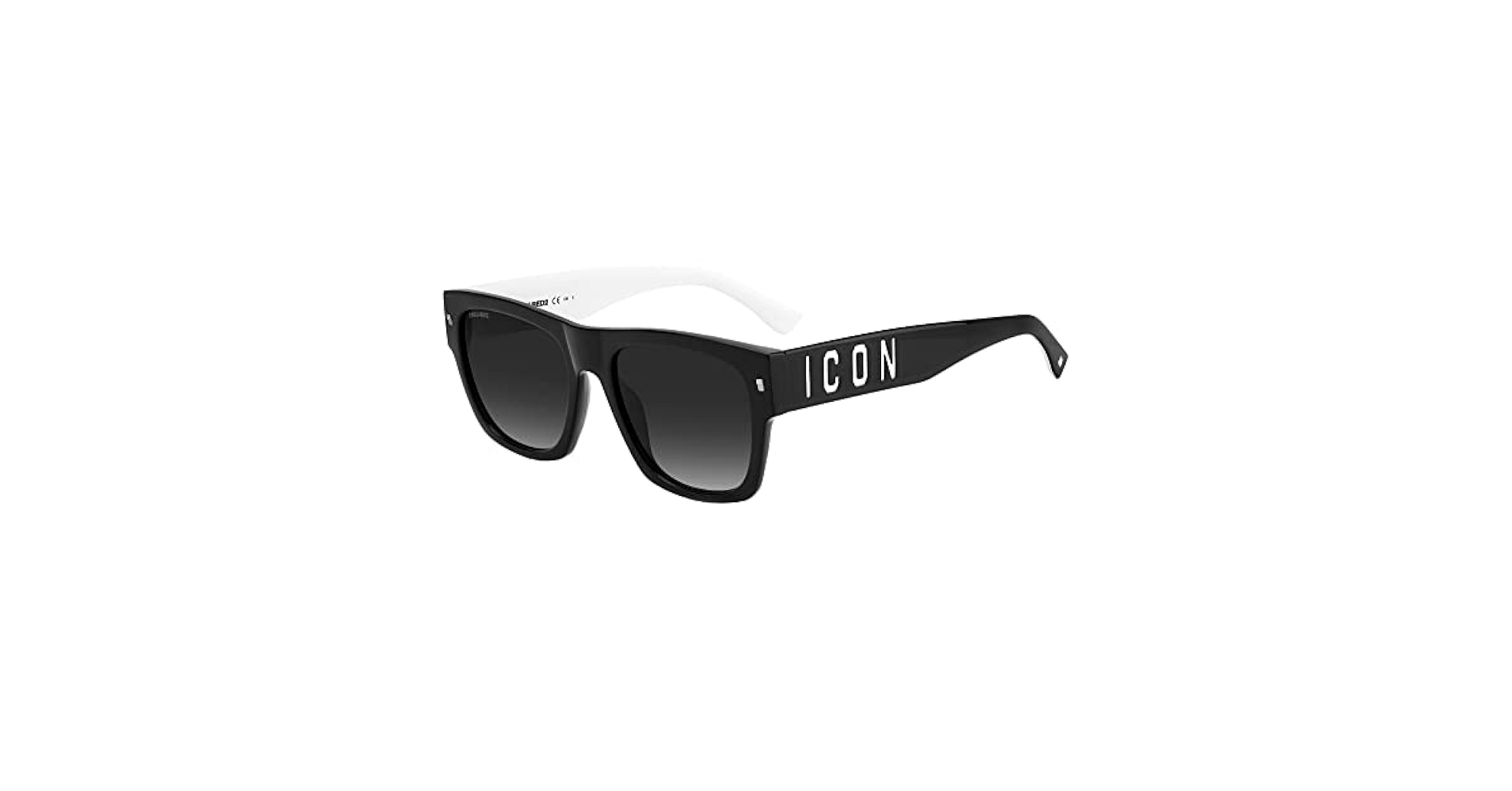 新品未使用 DSQUARED2 ディースクエアード サングラス 0004/S Amazon.com: DSQUARED2 ICON 0004/S Black White/Grey Shaded 55
