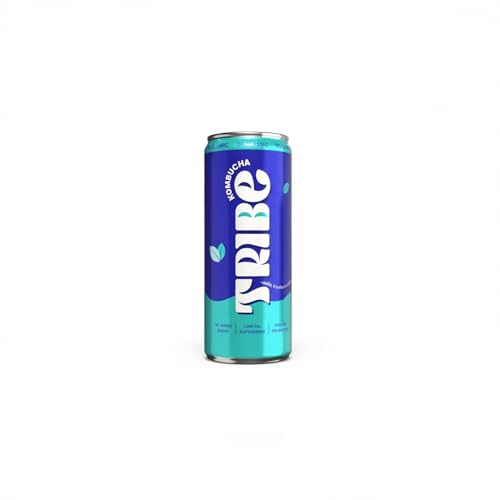 Image of Tribe Kombucha Probiotic Super Drink | Supports Gut Health | Gluten-Free | Naturally Fermented | Super Refreshing | Gut Friendly | Improves Blood Sugar | Antioxidant and Hydration | No Added Sugar |250 ML X 2 (OG CLASSIC + ZESTY GINGERADE)