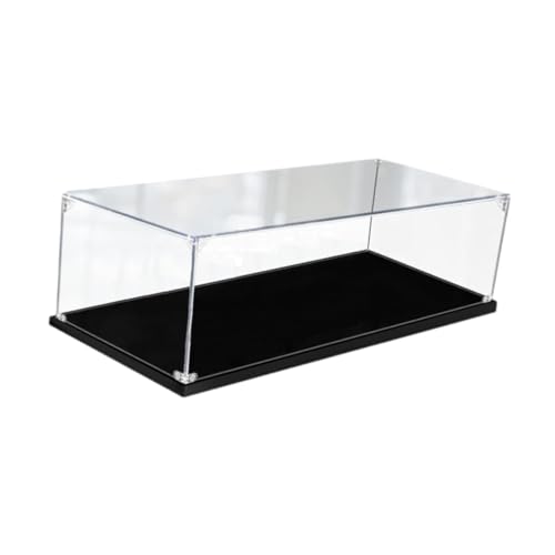 Caja de almacenamiento de acrílico transparente con soporte interior 5