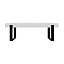 Boucle Ivory - Matte Black