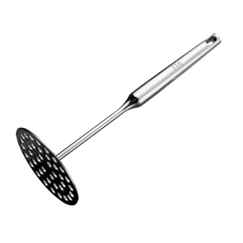 PRETYZOOM Heavy Duty Stainless Steel Potato Ricer for Pressing Potatoes and Crushing Garlic Versatile Kitchen Gadget for Mashing Vegetables and Food Stylish and Portable Design