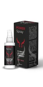 Spray energizante a base de silicona para hombre 30 ml con Citrulina Prolonga y alarga la experiencia.Uso externo topico