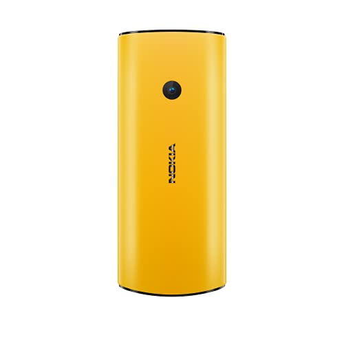Image of Nokia 110 4G with Volte HD Calls, Up to 32GB External Memory, FM Radio (Wired & Wireless Dual Mode), Games, Torch | Yellow 110 DS-4G