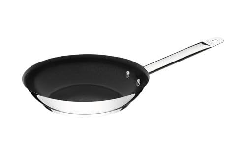 Tramontina 62635/207 Stainless Steel Nonstick Frying Pan, 7.0 in, Gas and Induction Compatible, Made in Brazil