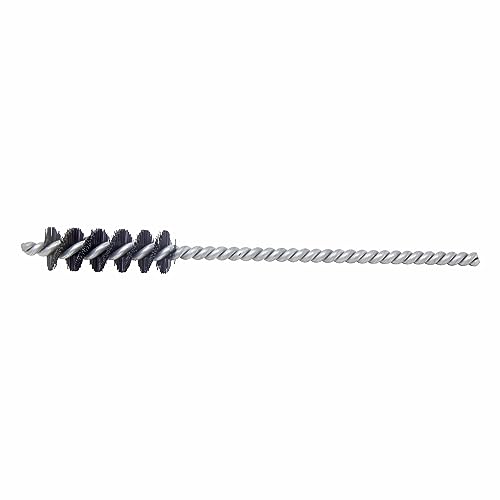 Image of Brush Research 83 Series Tube Brush-Cut For Power, .500 inch Brush Diameter, 6-12 Nylon .010 inch Wire Fill, 1.5 inch Brush Length, 5 inch Overall Length, Made in USA (Pack of 12)