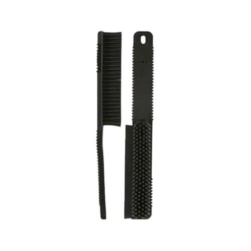 Image of MenzaPro Rubber Pet Hair Brush - Natural Rubber Electrostatic Fur Remover for Car Seats, Carpets, Upholstery & Clothing