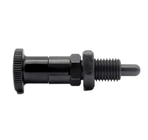 Plunger Pin, Stainless Steel/Carbon Steel Push Fit Ball Nose Spring Plunger Return Knob Index for Industrial Mechanical Use(PXYKN,M10L)