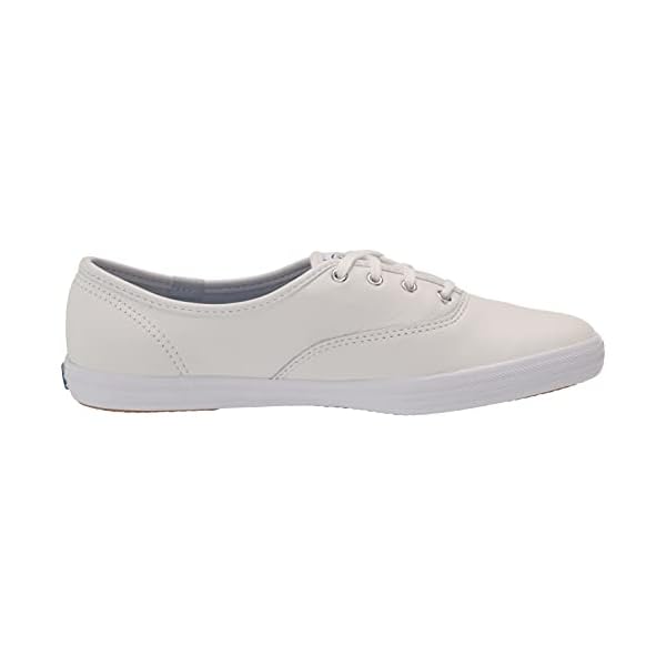 Keds Keds Champion Leather Lace Up, Sneaker Womens, White Leather, 8.5 Medium