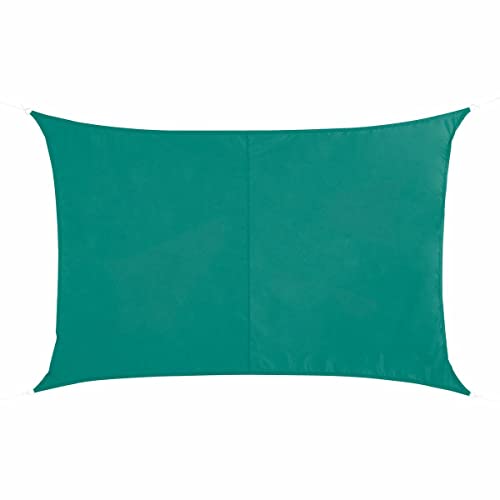 Hespéride - Voile d'ombrage rectangulaire Curacao Émeraude