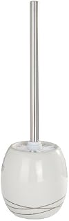 Wenko Toilet Brush Noa-Open Design, Ceramic, White, 12.3 x 12.3 x 39.5 cm