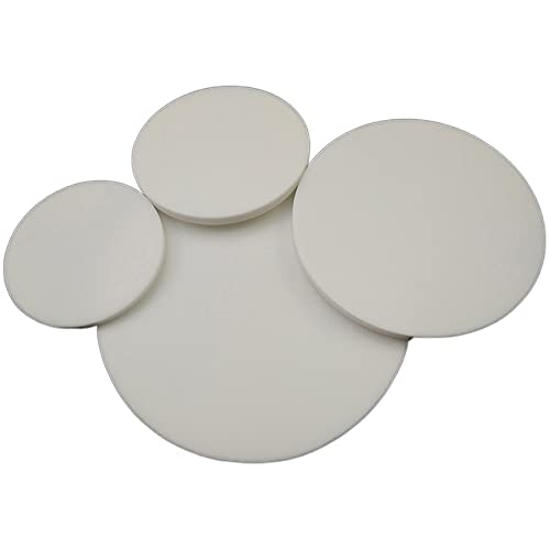 1pc Round Silicone Rubber Sheet Dia20mm-184mm Black Anti-Slip Seal Gasket Damper Pad High Temperature Resistance(164x5mm)