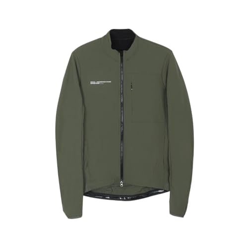 Chaqueta térmica para ciclismo hombre con forro y cortaviento miniatura 1