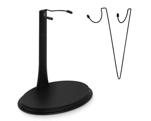 DS. DISTINCTIVE STYLE 1/6 Scale Action Figure Display Stand 1 Set (U and C Clips) for 12 Inch Action Figure, Adjustable Height