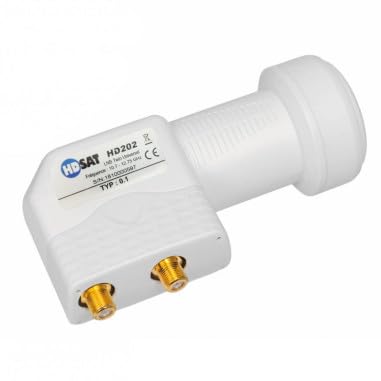 Parabola satellitare in fibra composita, 60 cm, aste in acciaio inox + LNB Twin HD 4K