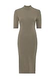 hallhuber strickkleid camel Extrafeines Garn, Rippstrickmuster