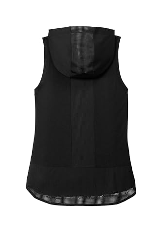 SPORT-TEK Women's PosiCharge Tri-Blend Wicking Draft Hoodie Tank | Athletic Fit Gym Top, Summer Workout Clothing2