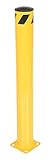 Vestil BOL-48-5.5 Steel Pipe Safety Bollard 48 In. x 5-1/2 In. Yellow