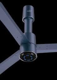 Image of V guard INSIGHT-G Electric Ceiling premium decorative BLDC fan Riband Blue Matte 1.2 mtr