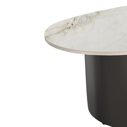 Image of Wakefit Center Table | 1 Yr Warranty | Coffee Table for Living Room Wooden, Tea Table for Living Room Wooden, Sofa Table, Free Installation from Brand, Modern Multi-Functional & Wobble-Free(Mocca)