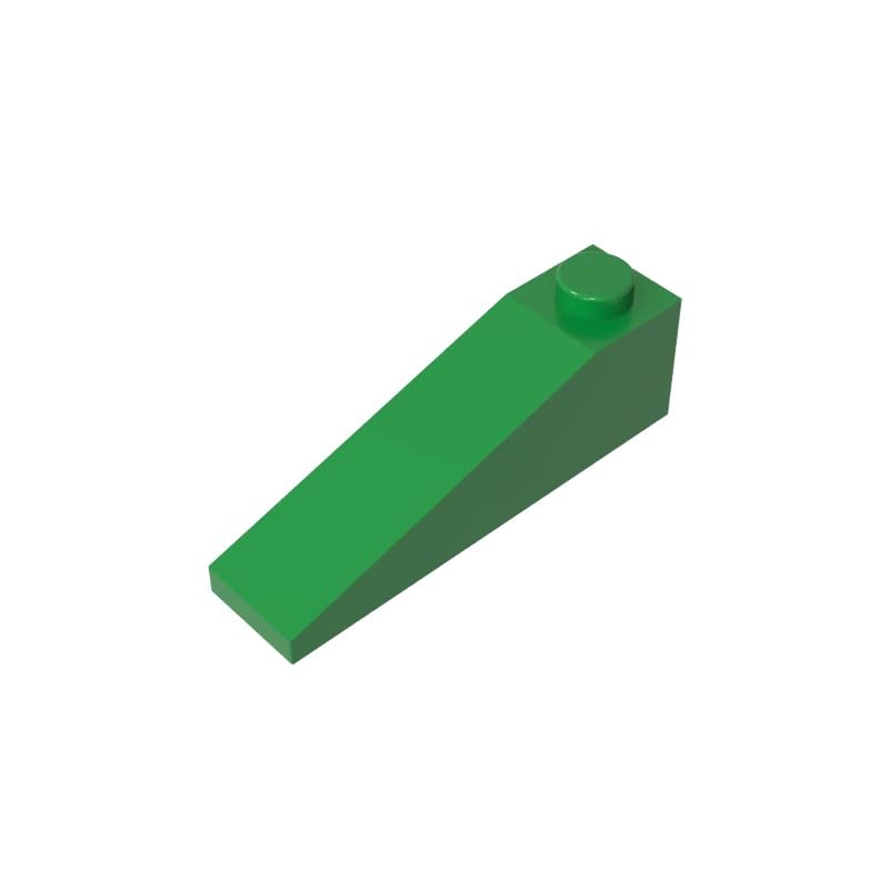 Gobricks GDS-587 Slope 18° 4x1 50PCS Compatible with Lego 60477 DIY Parts and MOC Components for Major Brick Brands Color?Green 28