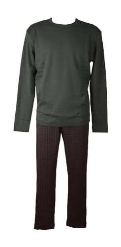Pyjama homme coton chaud Ragno U960NQ pour nuits d'hiver confortables