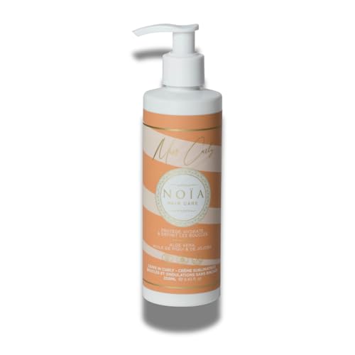 NOÏA HAIR – Crème Capillaire Miss Curly – Aloe Vera, Piqui & Jojoba – Définition, Hydratation & Anti-Frisottis – Soin Professionnel Cheveux Bouclés, Ondulés & Wavy