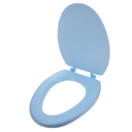 ARTIBETTER 発泡便座 細長い泡状便座 トイレ用便座 バスルーム便座 細長い便座 交換用便座 ソフト便座 便座ふた トイレ交換部品 便座カバー トイレ部分 浴室の便座 フォーム Blue