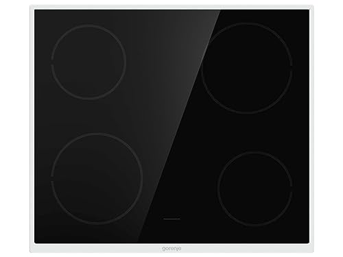 Gorenje ECD641BX Einbauplatte aus Keramik, Keramik, Glas, Keramik, Schwarz, 1200 W, rund